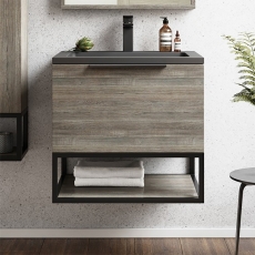 Orbit Illumo 600mm 1-Drawer Wall Hung Vanity Unit