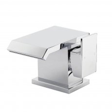 Orbit Kano Mono Basin Mixer Tap with Push Button Waste - Chrome
