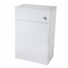 Orbit Verona Back to Wall WC Unit 500mm Wide - Gloss White