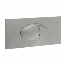 Orbit Large Dual Flush Plate and Access Panel - Chrome