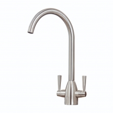 Orbit Marlo Kitchen Sink Mixer Tap Dual Handle - Brushed Nickel