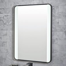 Orbit Mono Soft Square Colour Changing Bathroom Mirror with Demister Pad 700mm H x 500mm W