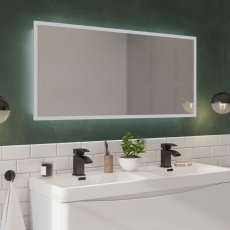 Orbit Mosca LED Bathroom Mirror with Demister Pad and Shaver Socket 600mm H 1200mm W