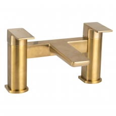Orbit Muro Bath Filler Tap Pillar Mounted - Brushed Brass