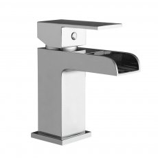 Orbit Neto Mono Basin Mixer Tap with Push Button Waste - Chrome