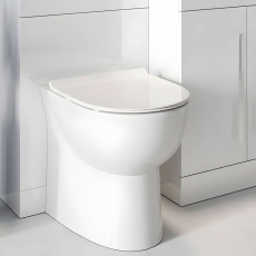 Orbit Riva Rimless Back to Wall Pan - Excluding Seat