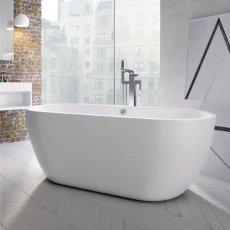 Orbit Riviera Freestanding Bath 1555mm x 750mm - Acrylic