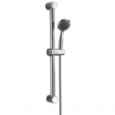 Orbit Round Shower Slide Rail Kit with Multi Function Handset - Chrome