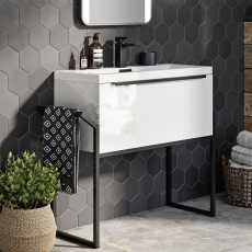 Orbit Supreme 600mm 1-Drawer Wall Hung Vanity Unit