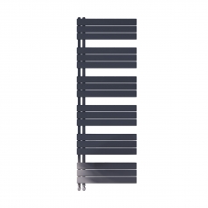 Orbit Thames Designer Heated Towel Rail 1640mm H x 600mm W - Carbon Anthracite