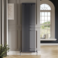 Orbit Noble Anthracite Vertical 2-Column Radiator