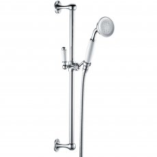 Orbit Traditional Shower Slide Rail Kit with Round Handset - Chrome