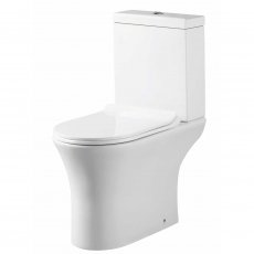Orbit Viva Open Back Close Coupled Rimless Pan Push Button Cistern - Excluding Seat