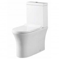 Orbit Viva Comfort Height Close Coupled Rimless Pan Push Button Cistern - Excluding Seat