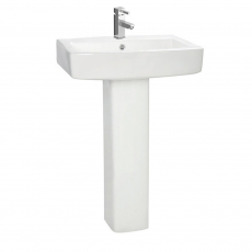 Orbit Vola Basin with Full Pedestal 570mm Wide - 1 Tap Hole