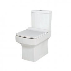 Orbit Vola Close Coupled Toilet with Push Button Cistern - Soft Close Seat