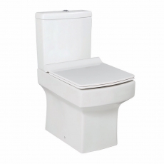 Orbit Vola Close Coupled Toilet with Push Button Cistern - Soft Close Seat