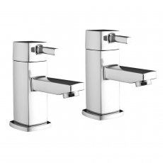 Orbit Zero Lever Basin Taps Pair - Chrome