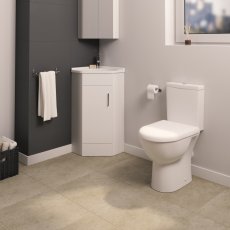 Knedlington Furniture Bathroom Suite with Floor Mounted Vanity Unit - 550mm Wide