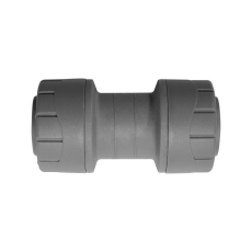Polypipe Polyplumb Straight Coupler 15mm Push Fit (Pack of 10)