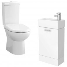 Nuie Knedlington Bathroom Suite with Floor Standing Vanity Unit 480mm - 1 Tap Hole