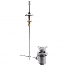 Nuie Pop Up Basin Waste Chrome - Slotted