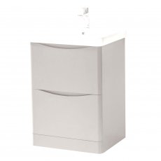 Prestige Arc 600mm 2-Drawer Floor Standing Vanity Unit