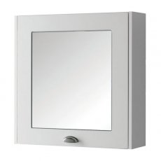 Prestige Astley Mirror Cabinet 600mm Wide - Matt White
