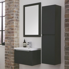 Prestige Kore 300mm Wall Hung 2-Door Tall Storage Unit