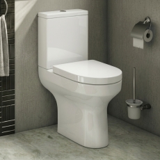 Prestige Bijoux Rimless Comfort Height Close Coupled Toilet (inc Soft Close Seat)