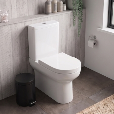 Prestige Bijoux Rimless Fully Back to Wall Close Coupled Toilet (inc Soft Close Seat)