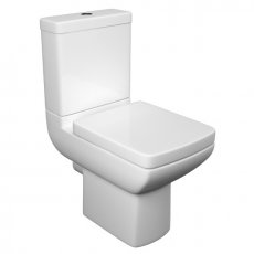 Prestige Pure Close Coupled Toilet Push Button Cistern Soft Close Seat