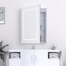 Prestige Reflections Fine LED Mirror Cabinet 700mm H x 500mm W