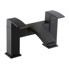 Prestige Fiuto Nero Bath Filler Tap Pillar Mounted - Black