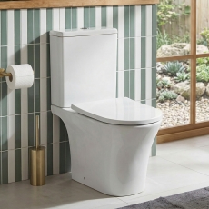 Prestige Kameo Rimless Open Back Close Coupled Toilet (inc Soft Close Seat)