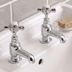 Prestige Klassique Basin Taps Pair Chrome