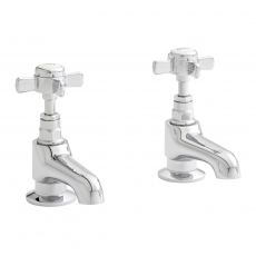 Prestige Klassique Basin Taps Pair Chrome