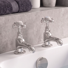 Prestige Klassique Bath Taps Pair Chrome