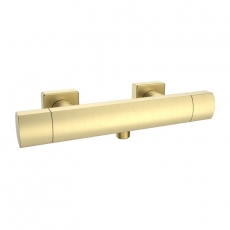 Prestige Kolt Thermostatic Bar Shower Valve - Brushed Brass