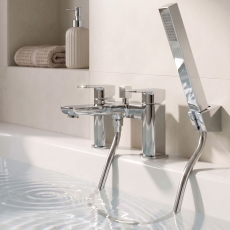 Prestige Kolt Bath Shower Mixer Tap with Shower Kit - Chrome