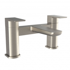 Prestige Kolt Bath Filler Tap Pillar Mounted - Brushed Nickel