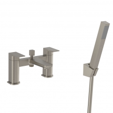 Prestige Kolt Bath Shower Mixer Tap with Shower Kit - Brushed Nickel
