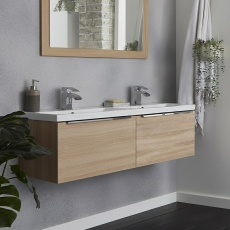 Prestige Kore 1200mm 2-Drawer Wall Hung Vanity Unit