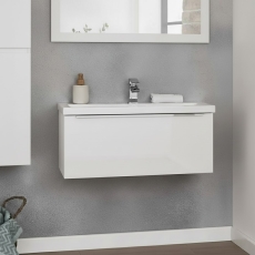 Prestige Kore 800mm 1-Drawer Wall Hung Vanity Unit