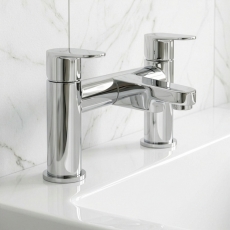Prestige Logik Bath Filler Tap Pillar Mounted - Chrome