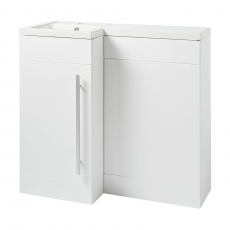 Prestige Matrix 1 Door Combination Unit with L Shape Basin 900mm Wide