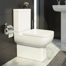 Prestige Options 600 Rimless Fully Back to Wall Close Coupled Toilet (inc Soft Close Seat)