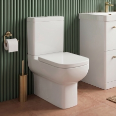 Prestige Options 600 Rimless Fully Back to Wall Close Coupled Toilet (inc Soft Close Seat)