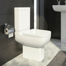 Prestige Options 600 Rimless Short Projection Close Coupled Toilet (inc Soft Close Seat)