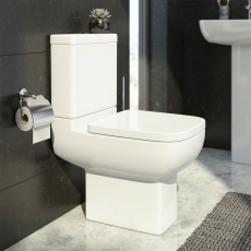 Prestige Options 600 Rimless Open Back Close Coupled Toilet (inc Soft Close Seat)